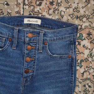 Madewell Jeans (10" high rise skinny jeans)